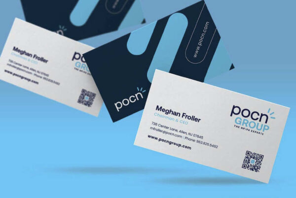 cascading POCN business cards